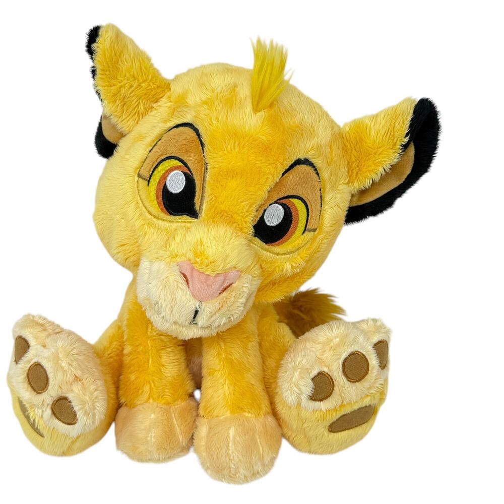 Disney‎ Parks Lion King Simba Big Feet Soft Plush Stuffed Animal 10 Inch